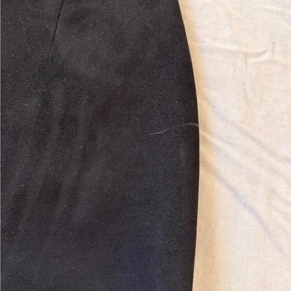 Zara Elegant Suede Feeling Black Skort - Picture 6 of 7